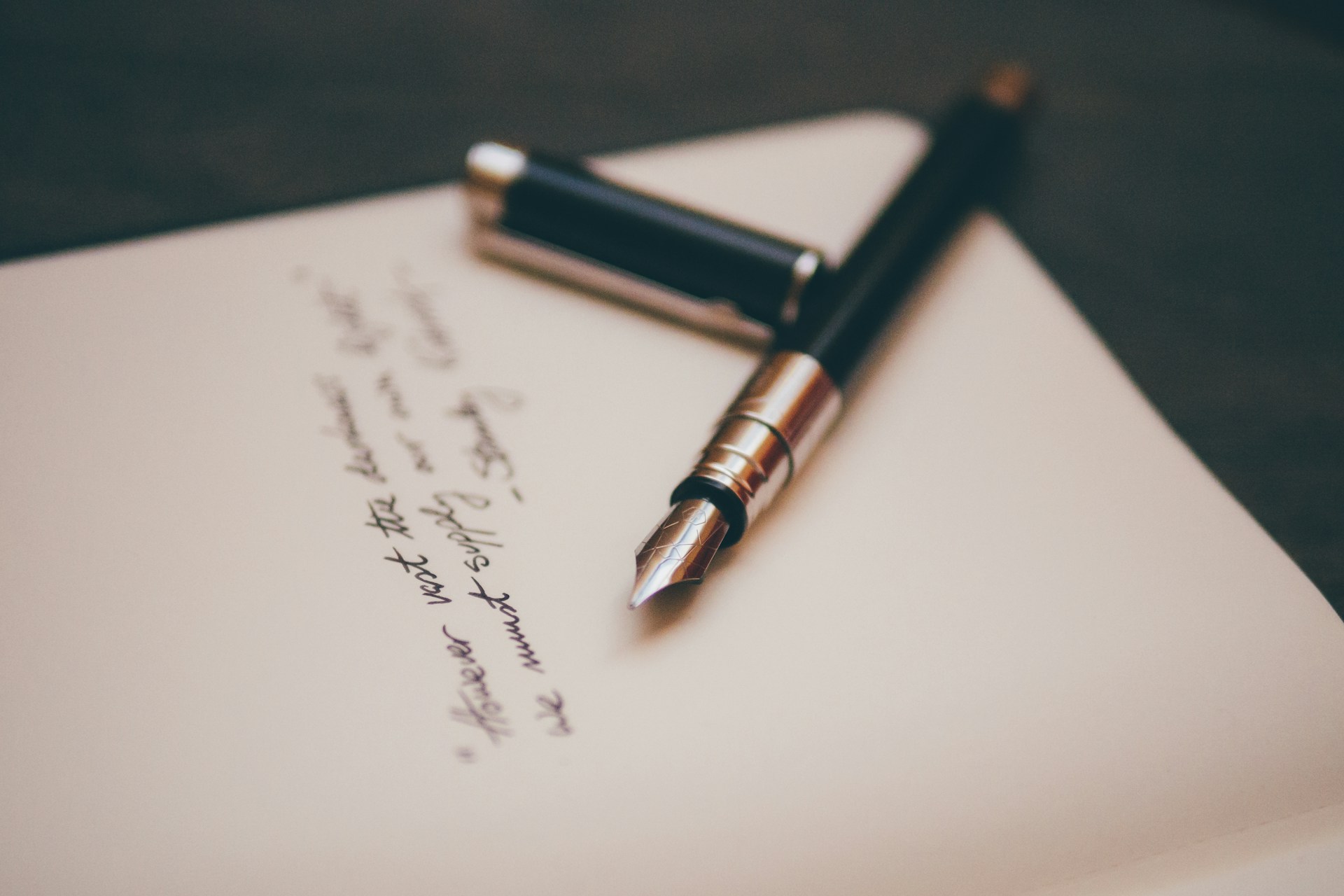 Warum ich noch handschriftlich schreibe